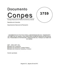 CONPES_3759_Modernización_Transporte_Automotor_de_Carga